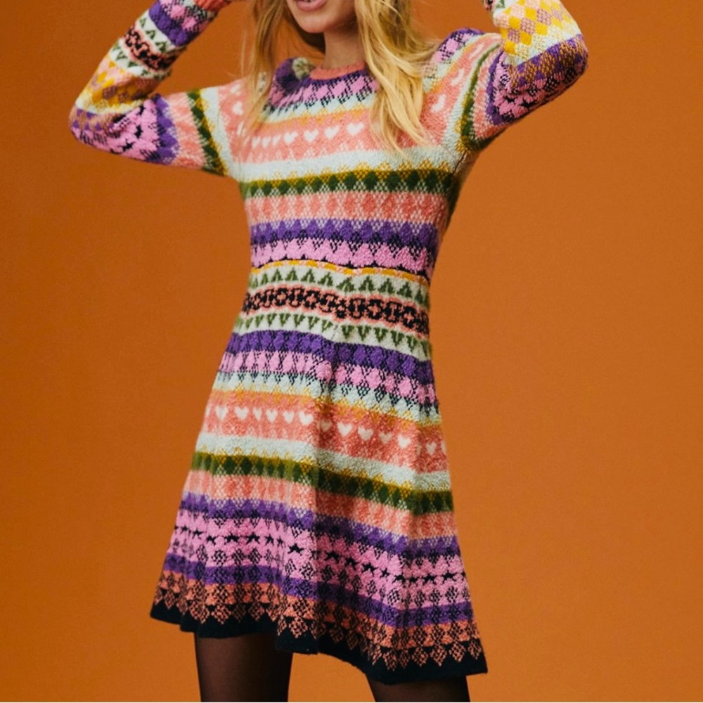 🥰 Adorable Anthropologie Maeve Sweater Minidress 🥰 Excellent Condition!